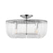 Visual Comfort CF1144 Pierce 4-lt 20" Medium Flush Mount - Polished Nickel