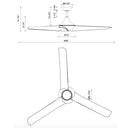 Alora Mood Emiko 56" Ceiling Fan with LED Light Kit