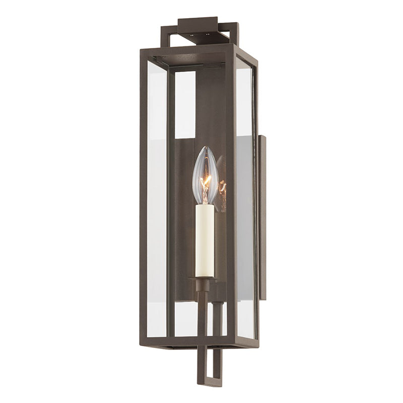Troy B6381 Beckham 1-lt 17" Tall Outdoor Wall Sconce