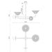 Alora Mood CH432438 Piper 4-lt 40" Chandelier