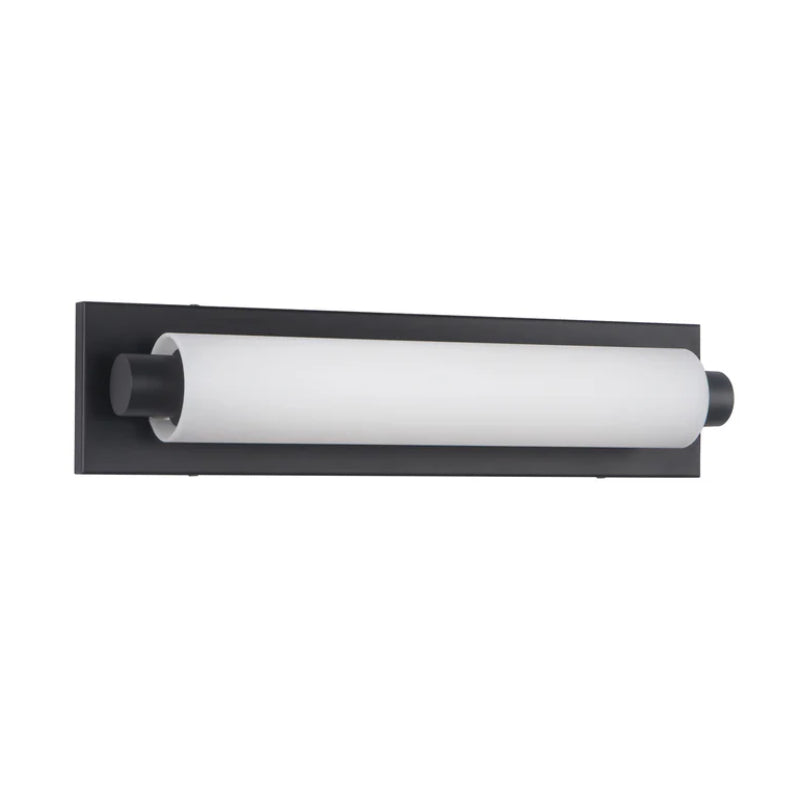 Kuzco VL7518 Charleston 1-lt 19" LED Vanity Light - Black