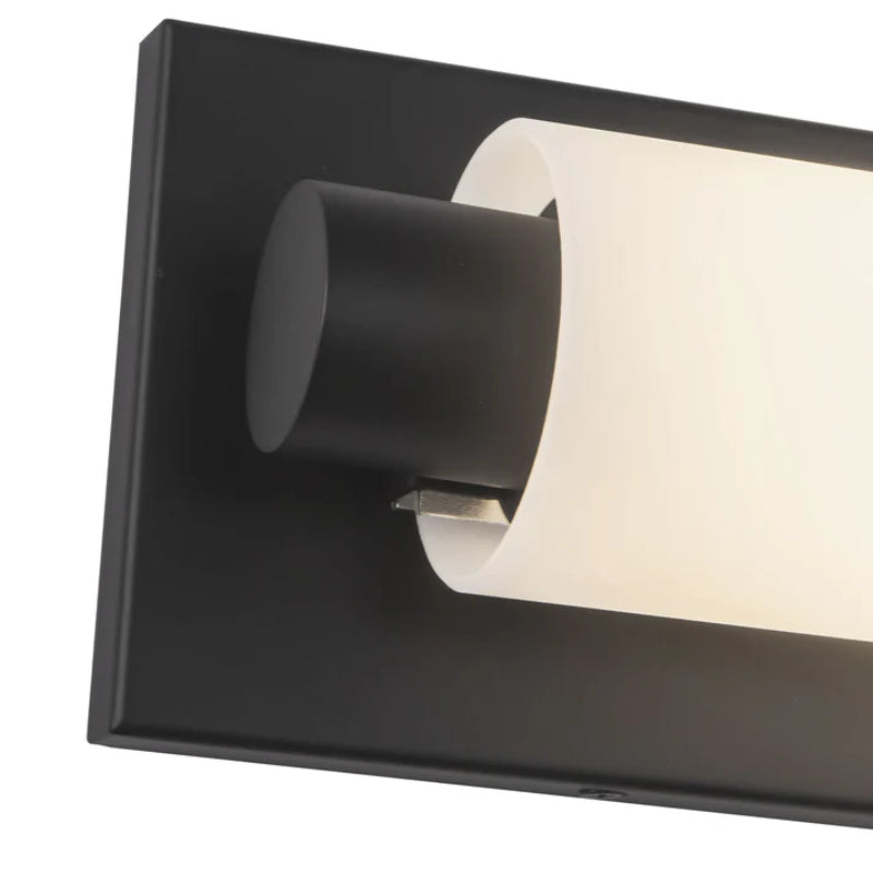 Kuzco VL7518 Charleston 1-lt 19" LED Vanity Light - Black