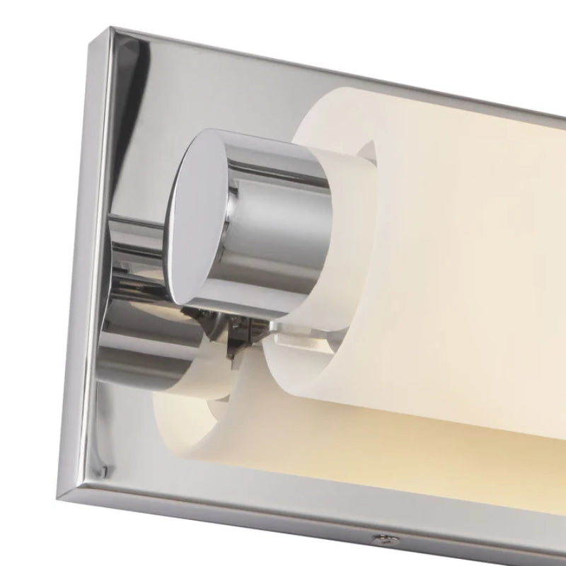 Kuzco VL7518 Charleston 1-lt 19" LED Vanity Light - Chrome