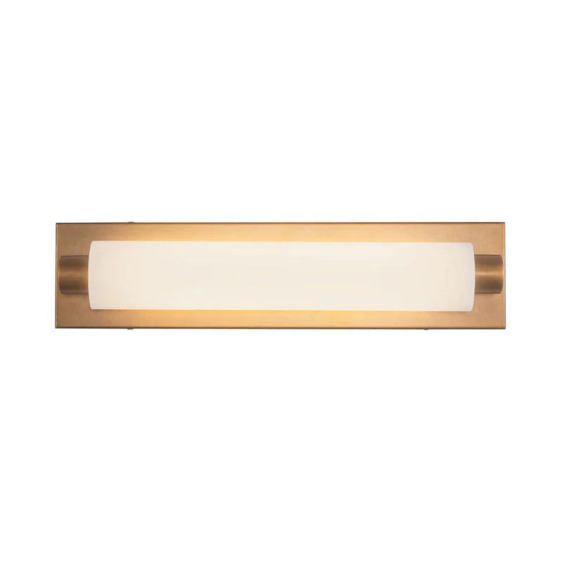Kuzco VL7518 Charleston 1-lt 19" LED Vanity Light - Vintage Brass