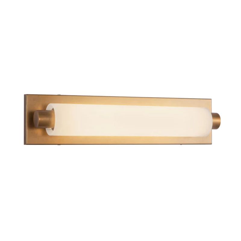 Kuzco VL7518 Charleston 1-lt 19" LED Vanity Light - Vintage Brass