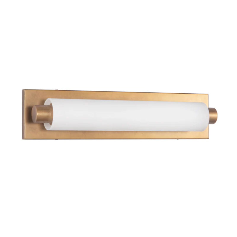 Kuzco VL7518 Charleston 1-lt 19" LED Vanity Light - Vintage Brass