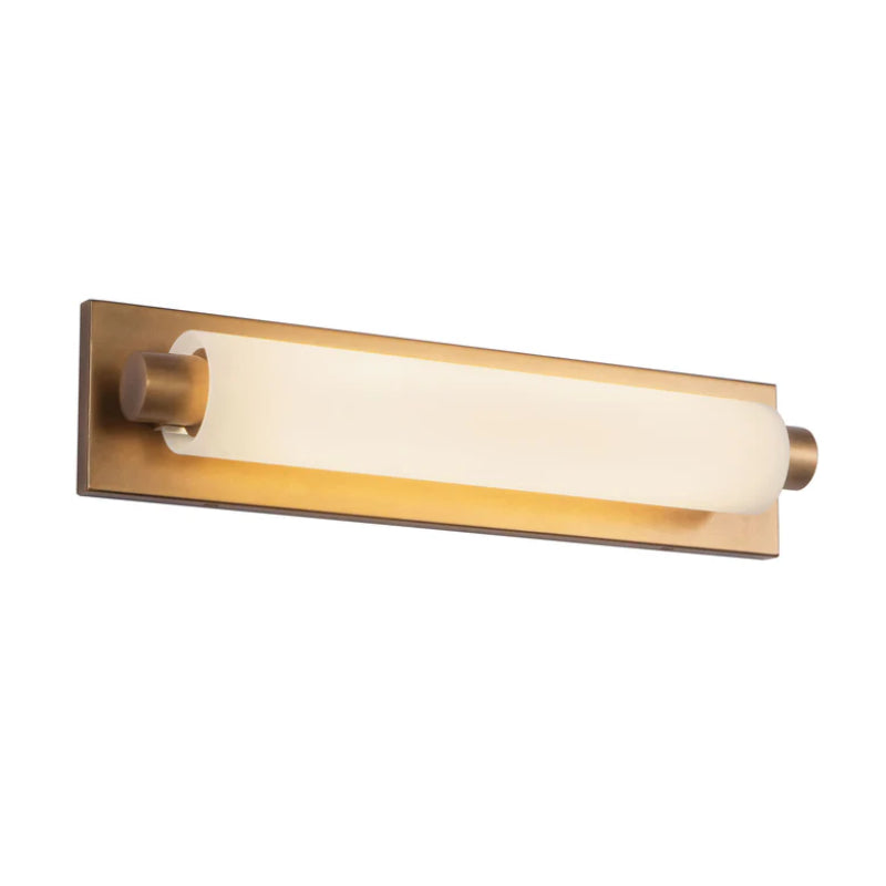 Kuzco VL7518 Charleston 1-lt 19" LED Vanity Light - Vintage Brass