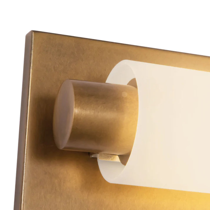Kuzco VL7518 Charleston 1-lt 19" LED Vanity Light - Vintage Brass