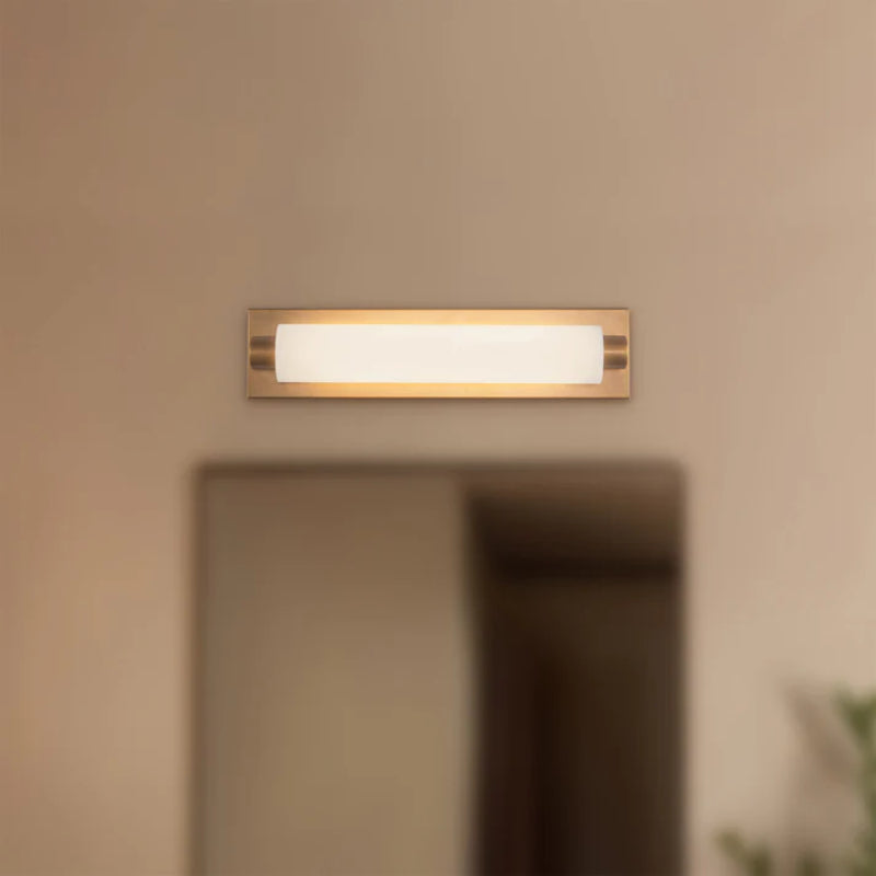Kuzco VL7518 Charleston 1-lt 19" LED Vanity Light - Vintage Brass