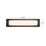 Kuzco VL7518 Charleston 1-lt 19" LED Vanity Light