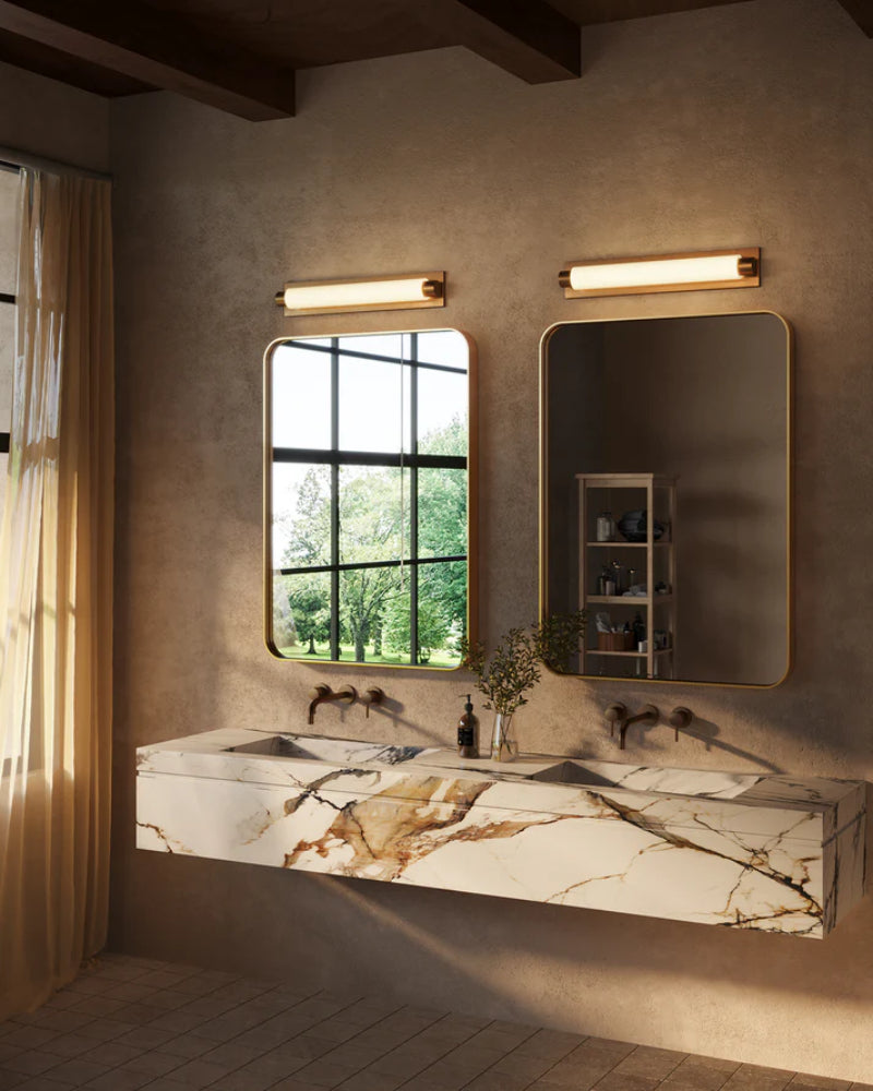 Kuzco VL7524 Charleston 1-lt 24" LED Vanity Light - Vintage Brass