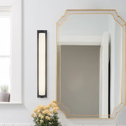 Kuzco VL7530 Charleston 1-lt 31" LED Vanity Light - Black
