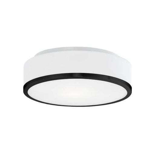 Kuzco FM43117 Charlie 1-lt 12" LED Flush Mount, 5CCT Selectable-Black