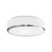 Kuzco FM43117 Charlie 1-lt 12" LED Flush Mount, 5CCT Selectable-Brushed Nickel