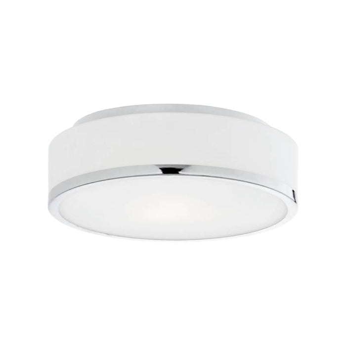 Kuzco FM43117 Charlie 1-lt 12" LED Flush Mount, 5CCT Selectable-Chrome