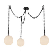 Alora Mood MP579712 Cherise 3-lt 12" Multi Pendant - Matte Black
