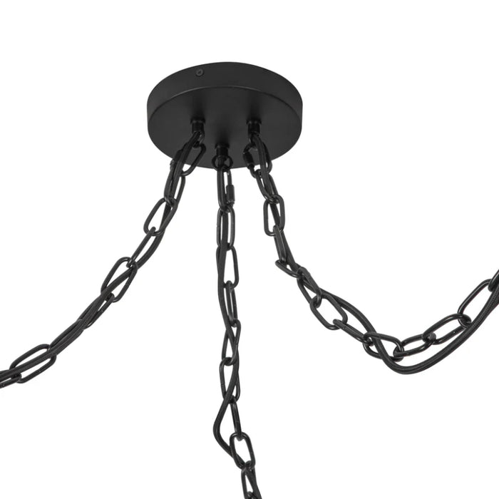 Alora Mood MP579712 Cherise 3-lt 12" Multi Pendant - Matte Black