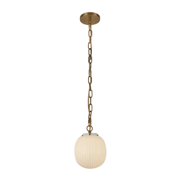 Alora Mood PD579107 Cherise 1-lt 7" Pendant - Brushed Gold