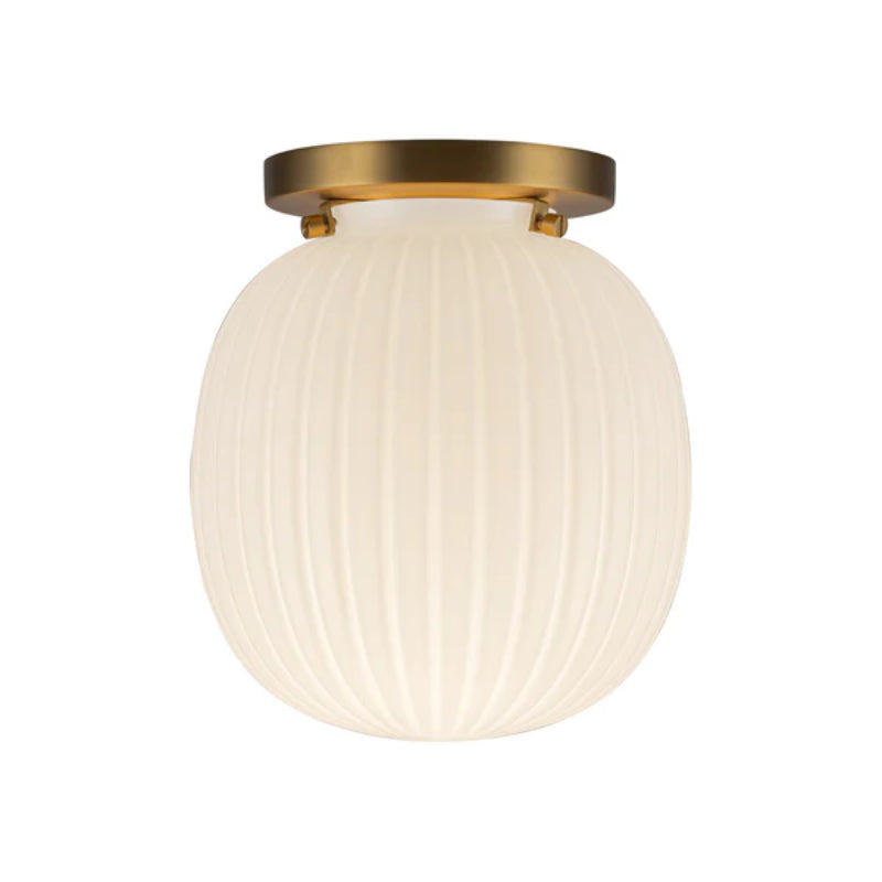 Alora Mood SF579107 Cherise 1-lt 7" Semi-Flush Mount - Brushed Gold