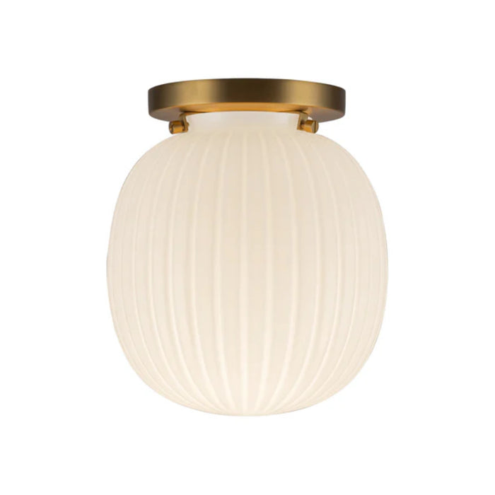 Alora Mood SF579107 Cherise 1-lt 7" Semi-Flush Mount - Brushed Gold