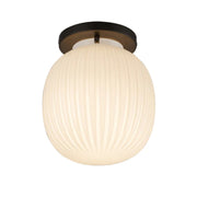 Alora Mood SF579107 Cherise 1-lt 7" Semi-Flush Mount - Matte Black