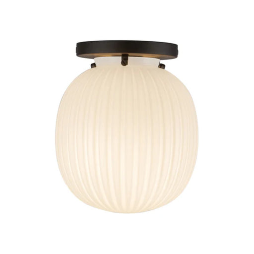 Alora Mood SF579107 Cherise 1-lt 7" Semi-Flush Mount - Matte Black