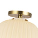 Alora Mood SF579112 Cherise 1-lt 12" Semi-Flush Mount - Brushed Gold