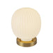 Alora Mood TL579107 Cherise 1-lt 8" Tall Table Lamp - Brushed Gold