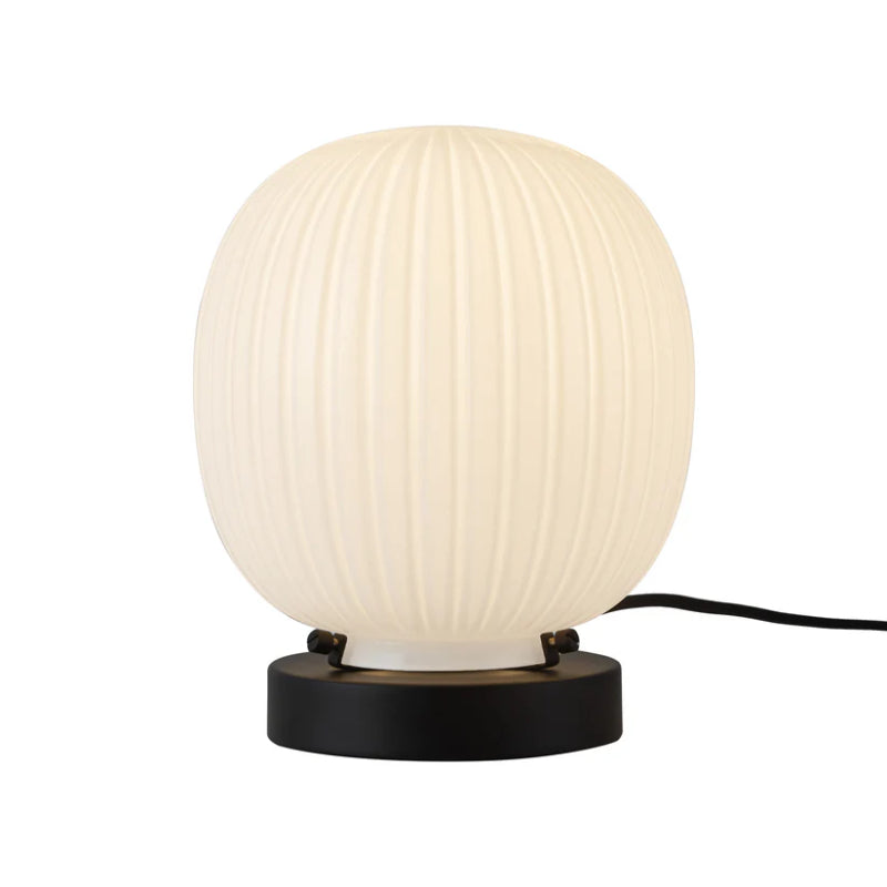 Alora Mood TL579107 Cherise 1-lt 8" Tall Table Lamp - Matte Black