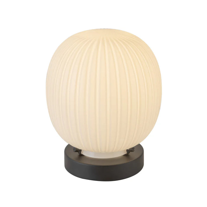 Alora Mood TL579107 Cherise 1-lt 8" Tall Table Lamp - Matte Black