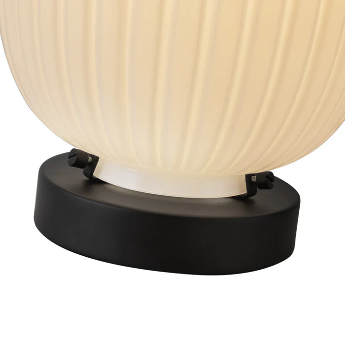 Alora Mood TL579107 Cherise 1-lt 8" Tall Table Lamp - Matte Black