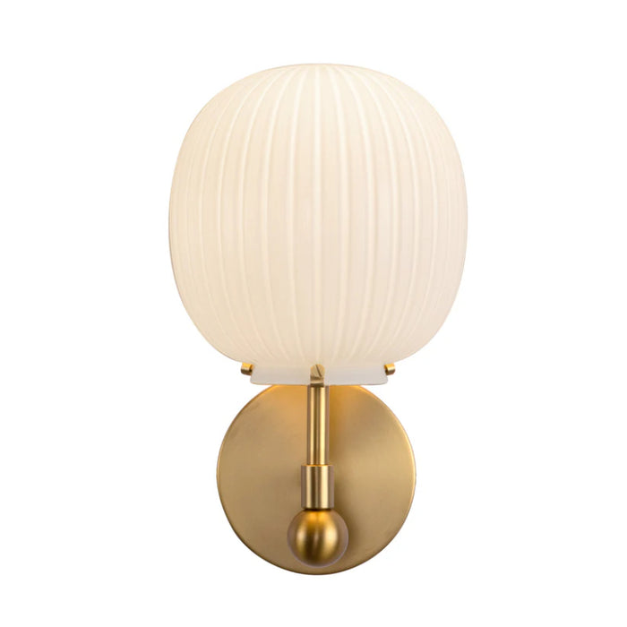 Alora Mood WV579107 Cherise 1-lt 12" Tall Vanity Light - Brushed Gold