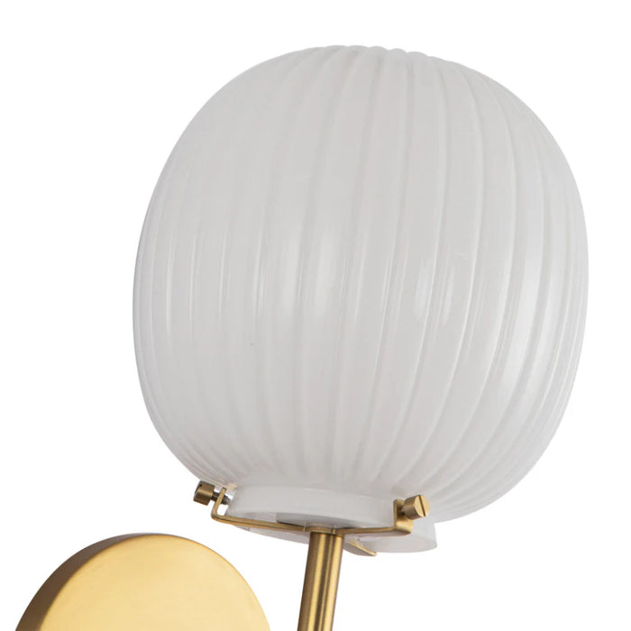 Alora Mood WV579107 Cherise 1-lt 12" Tall Vanity Light - Brushed Gold
