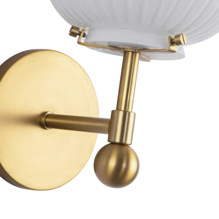 Alora Mood WV579107 Cherise 1-lt 12" Tall Vanity Light - Brushed Gold