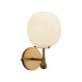 Alora Mood WV579107 Cherise 1-lt 12" Tall Vanity Light - Brushed Gold