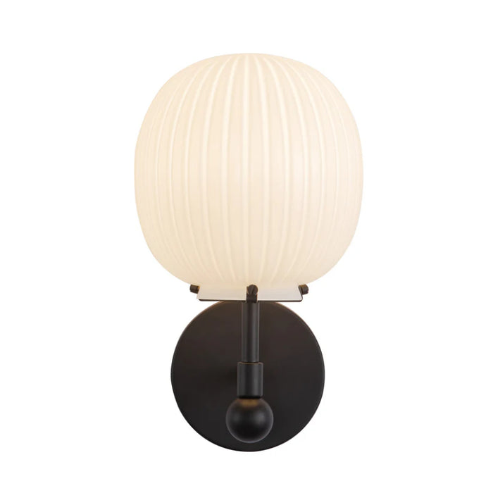 Alora Mood WV579107 Cherise 1-lt 12" Tall Vanity Light - Matte Black