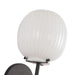 Alora Mood WV579107 Cherise 1-lt 12" Tall Vanity Light - Matte Black