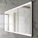 Paris Mirror Chic Rectangle 70" x 45" LED Lighted Mirror, 3CCT Selectable - Gold Framed