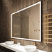 Paris Mirror Chic Rectangle 70" x 45" LED Lighted Mirror, 3CCT Selectable - Gold Framed