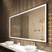Paris Mirror Chic Rectangle 85" x 40" LED Lighted Mirror, CCT Selectable - Black Framed