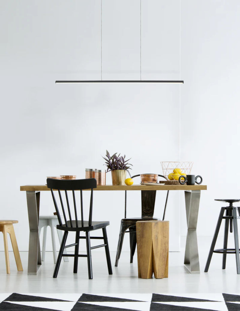 Kuzco LP14935-UNV Chute 1-lt 36" LED Linear Pendant, 120-277V - Black