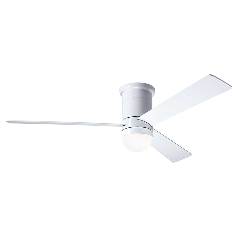 Modern Fan Cirrus Flush 50" DC Ceiling Fan with LED Light