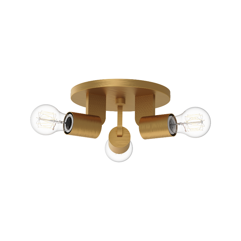 Alora Mood SF607003 Claire 3-lt 10" Semi Flush Mount