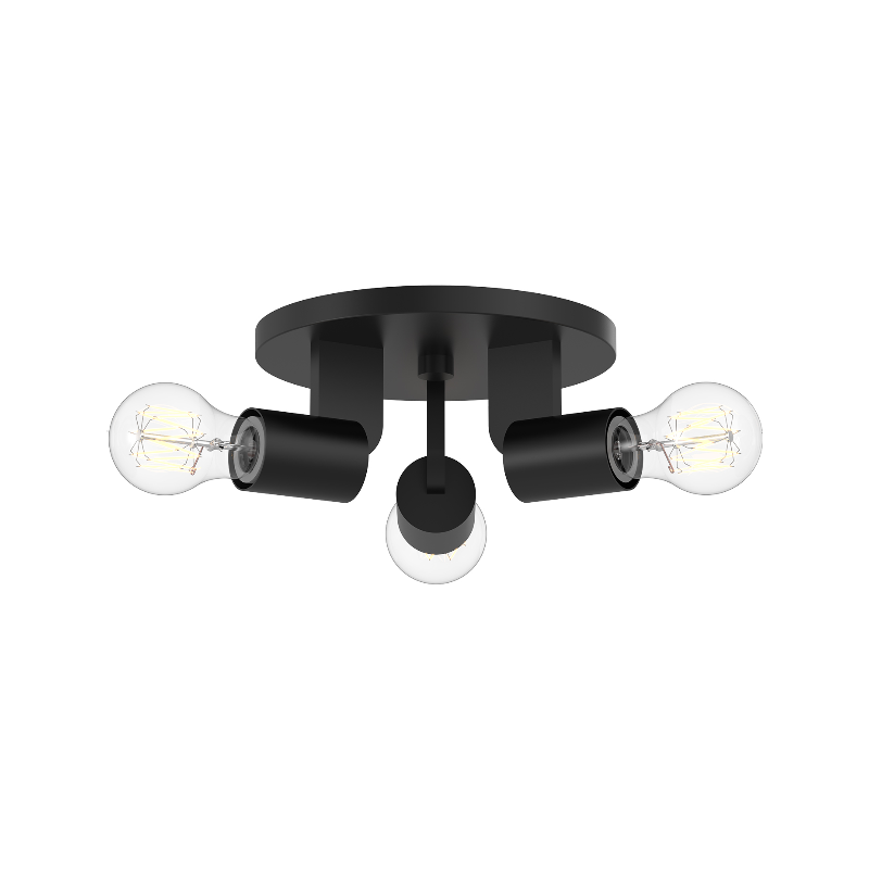 Alora Mood SF607003 Claire 3-lt 10" Semi Flush Mount