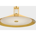 Hudson Valley 3020 Clermont 2-lt 20" LED Pendant - Aged Brass
