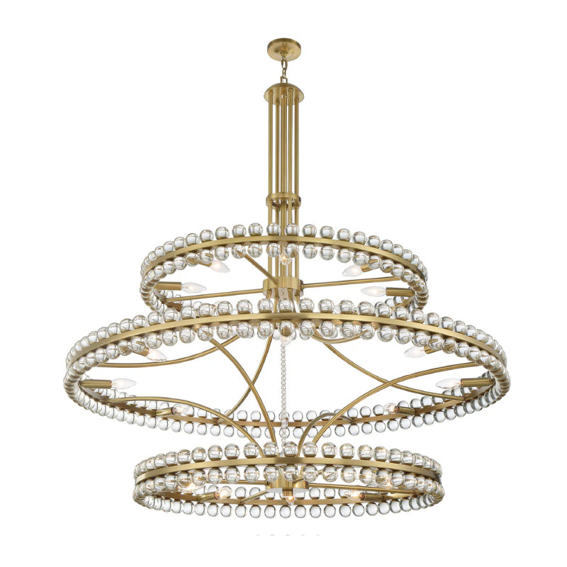 Crystorama CLO-8000 Clover 24-lt 48" Chandelier