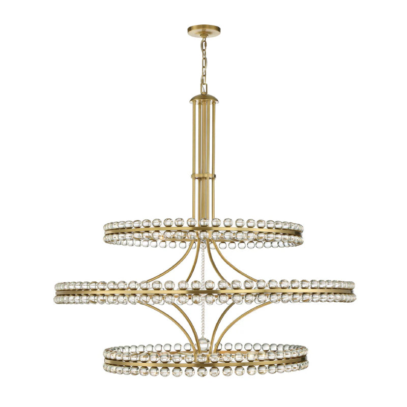 Crystorama CLO-8000 Clover 24-lt 48" Chandelier