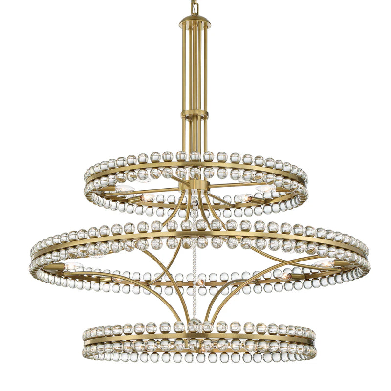 Crystorama CLO-8000 Clover 24-lt 48" Chandelier