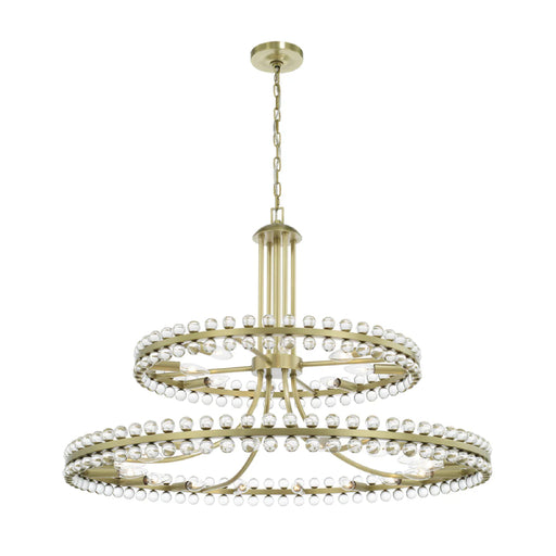 Crystorama CLO-8890 Clover 24-lt 39" Chandelier