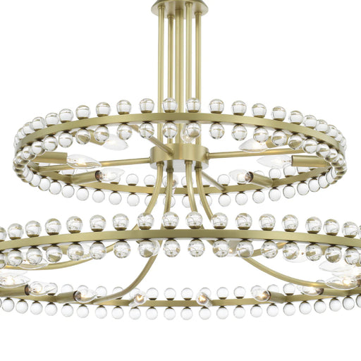 Crystorama CLO-8890 Clover 24-lt 39" Chandelier